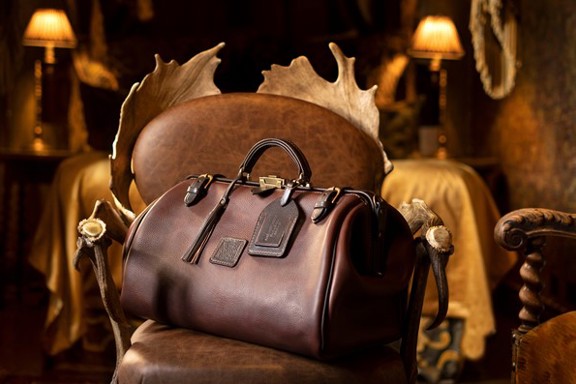 Bespoke leather luggage made by Scottish Artisans on The Royal Mile